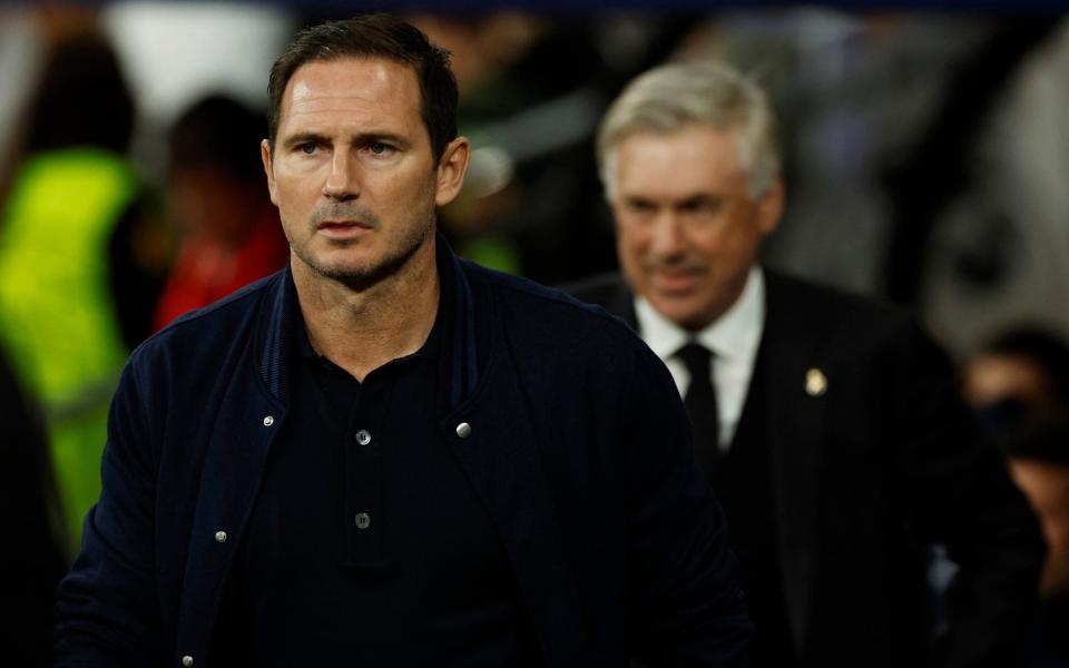 Chelsea manager Frank Lampard before the match - Reuters/Albert Gea