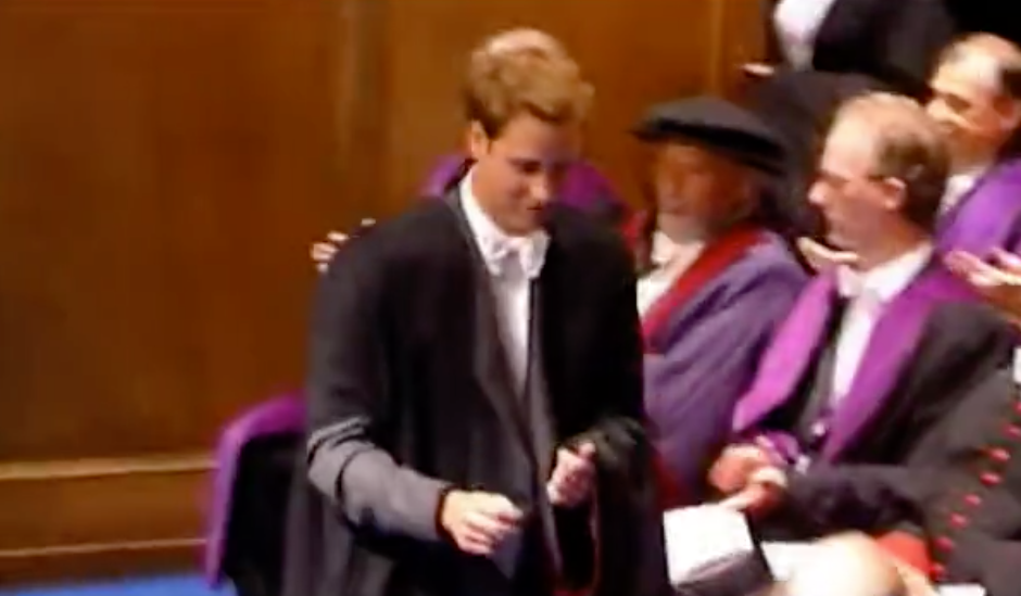 Footage has resurfaced from Prince William’s graduation ceremony. Photo: Getty