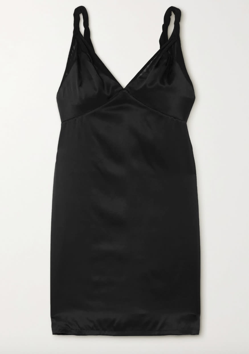 black dress, slip dress, rta