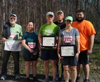Overall and Age Group winners for walk included James Hert, Natalie Myers, Damon Clements, Dan Leach, Tina Hall and Reece Waggoner.