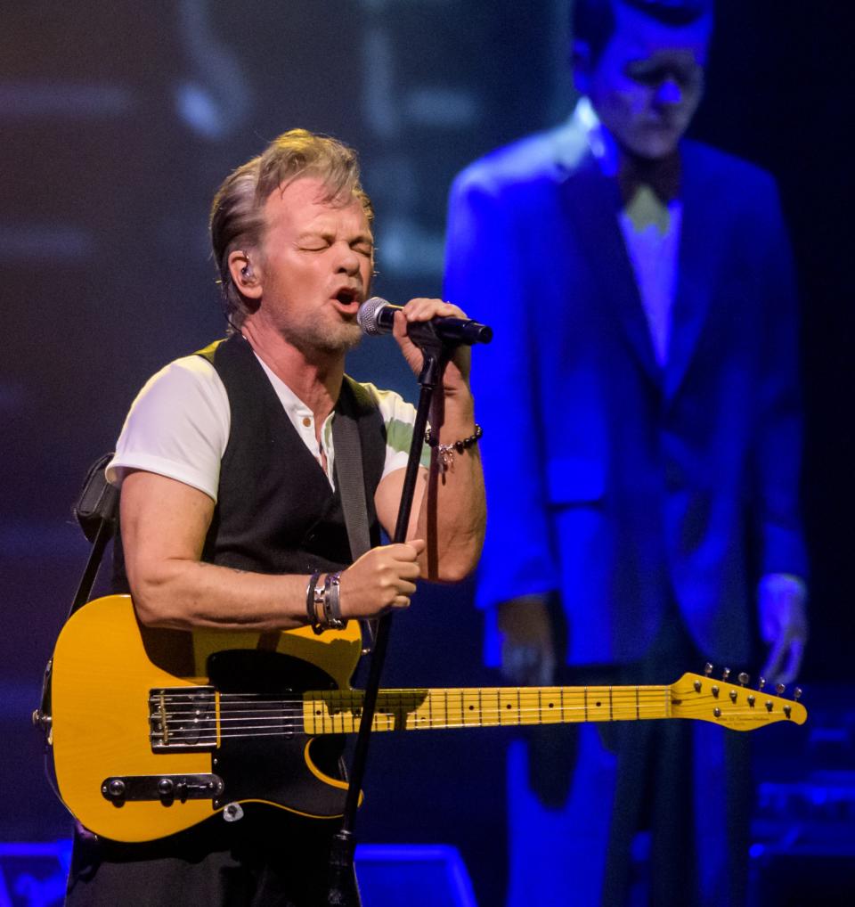 John Mellencamp performs on his Live and In Person Tour onApril 19, 2023 at the Peoria Civic Center in Illinois.