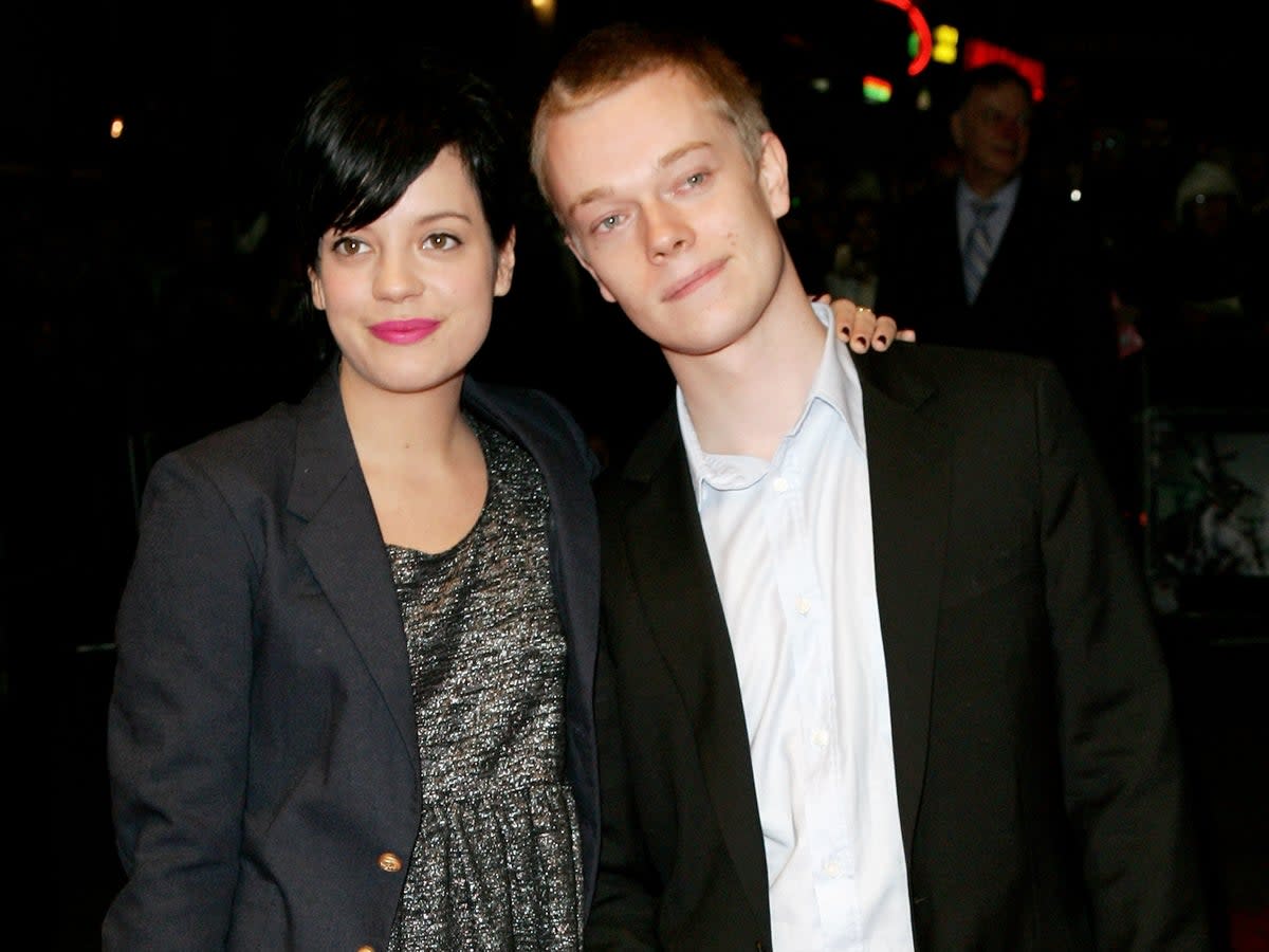 Musician Lily Allen and her brother Alfie Allen arrive at The Times BFI 51st London Film Festival screening of ‘Bricklane’ in  2007 in London (Getty Images)