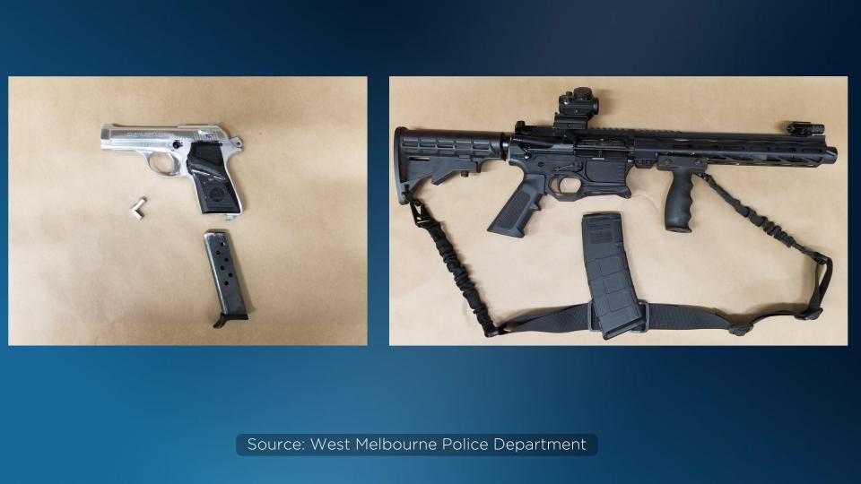 West Melbourne police arrested a man Thursday after his co-workers reported hearing him make a detailed threat to commit a mass shooting at their workplace.