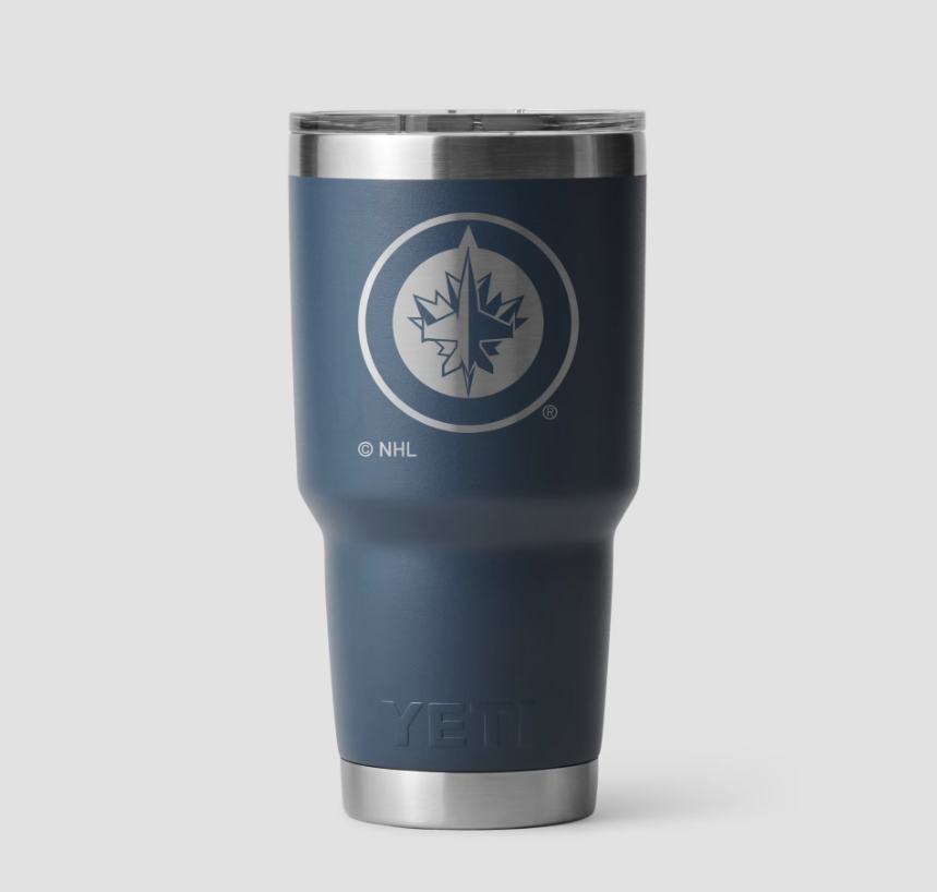 Winnipeg Jets Rambler 887 mL Tumbler. Image via Yeti.