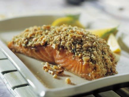 California Walnut-Encrusted Salmon