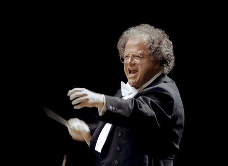 Metropolitan Opera (MET) musical director James Levine is shown in Japan in this 2001 handout photo provided by the MET April 14, 2016. REUTERS/Koichi Miura/Metropolitan Opera/Handout via Reuters