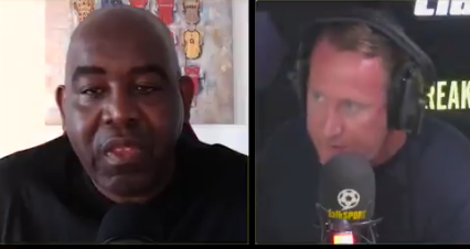 Robbie Lyle of AFTV and Ray Parlour clashed over Arsenal’s ownership and his YouTube channel (Talk Sport)