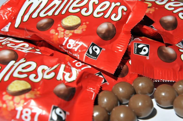 Packets of Maltesers have also got smaller (Nick Ansell/PA Images