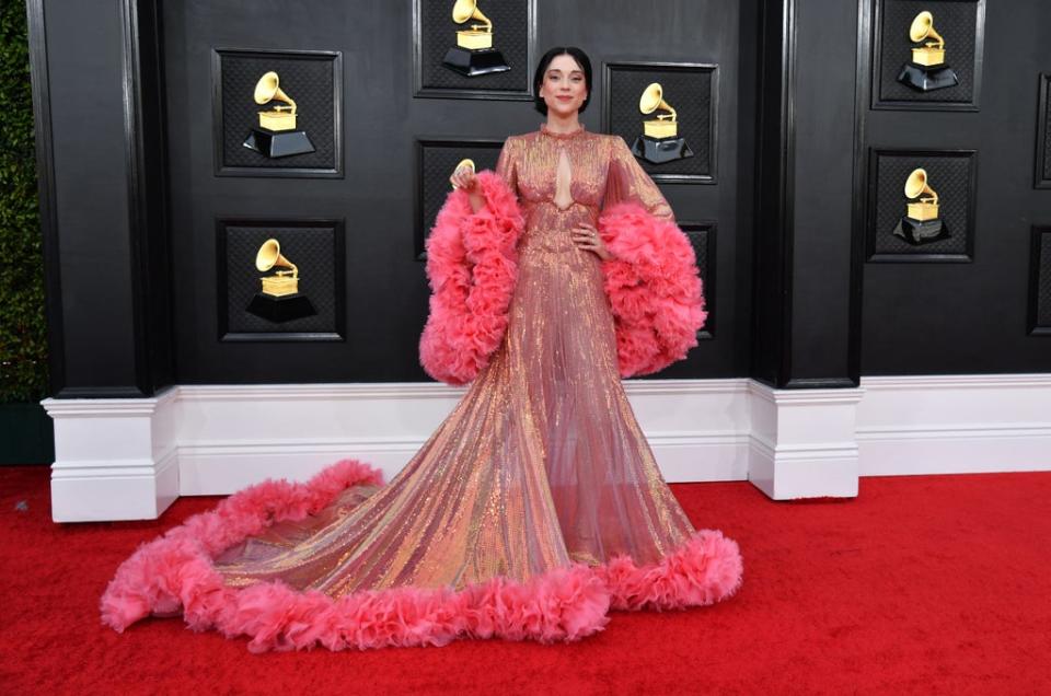 St Vincent at the 2022 Grammys (AFP via Getty Images)