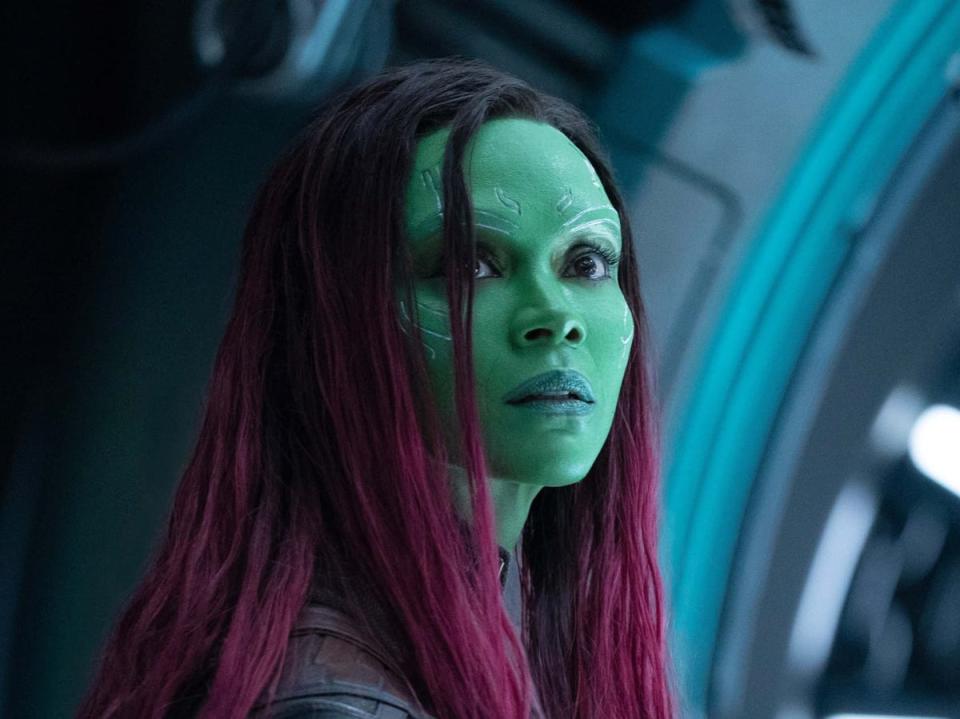 Zoe Saldaña in ‘Guardians of the Galaxy Vol 3' (Marvel Studios)