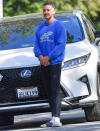 <p>Shia LaBeouf steps out in slippers for a stroll around his neighborhood in Pasadena, California, on Saturday.</p>