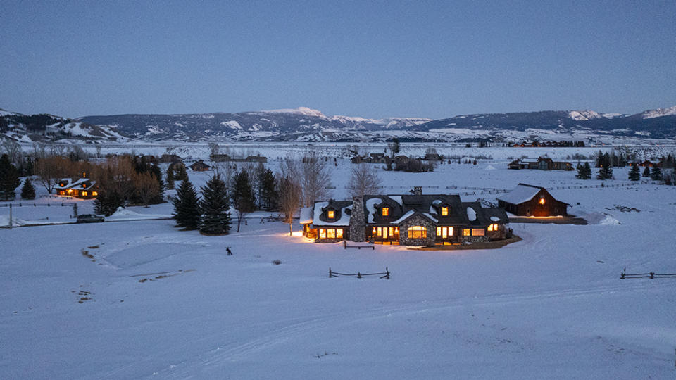 The ranch is even more beautiful when it’s all lit up during the winter. - Credit: Latham Jenkins