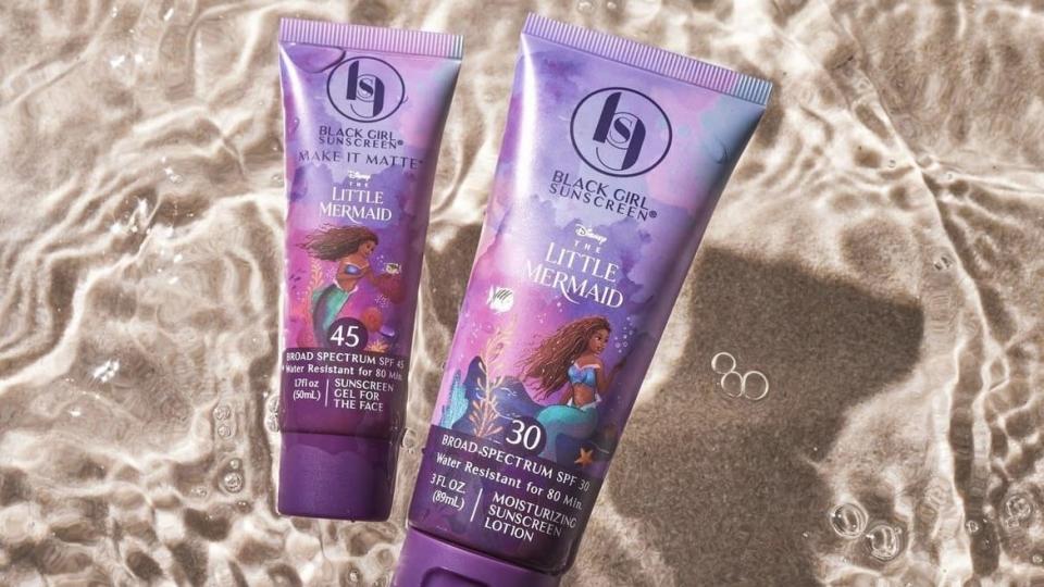 Black Girl Sunscreen, Black-owned sunscreen brands, Disney, The Little Mermaid, theGrio.com