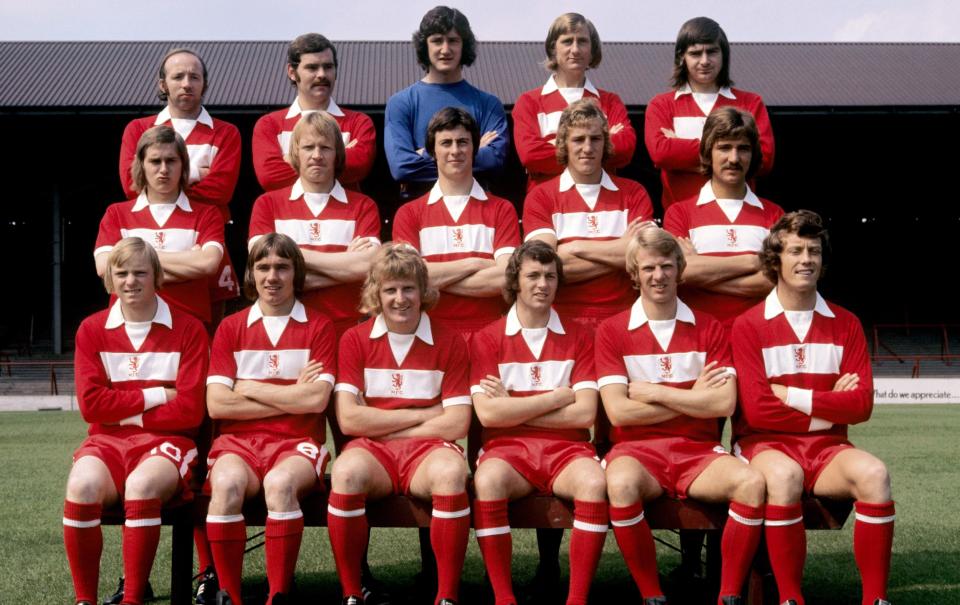 Bill Gates pictured in the same Middlesbrough team as Nobby Stiles and Graeme Souness