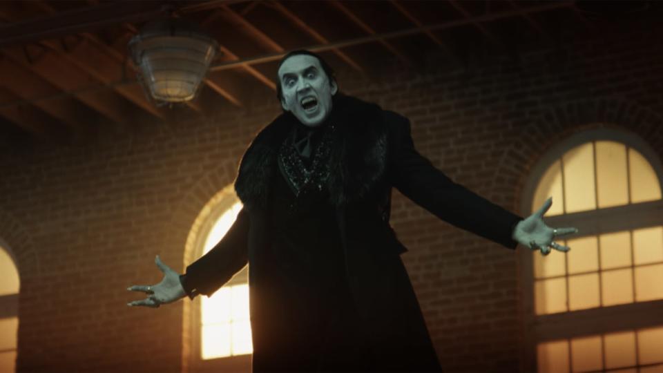 <div class="inline-image__caption"><p>Nicolas Cage as Dracula in <em>Renfield</em>.</p></div> <div class="inline-image__credit">Universal Pictures</div>