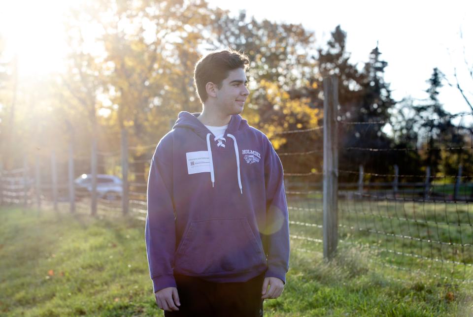 Jacob Samardin is trying to preserve a track of land next to his neighborhood called Potter's Farm. The property was bought by the United Methodist Communities with the intent to develop a sprawling memory care facility.                                                                                     Holmdel, NJThursday, November 18, 2021 