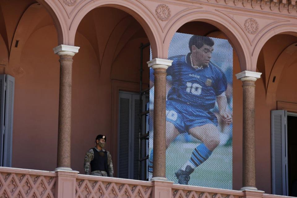 La Casa Rosada es el escenario de la última despedida a Diego Maradona