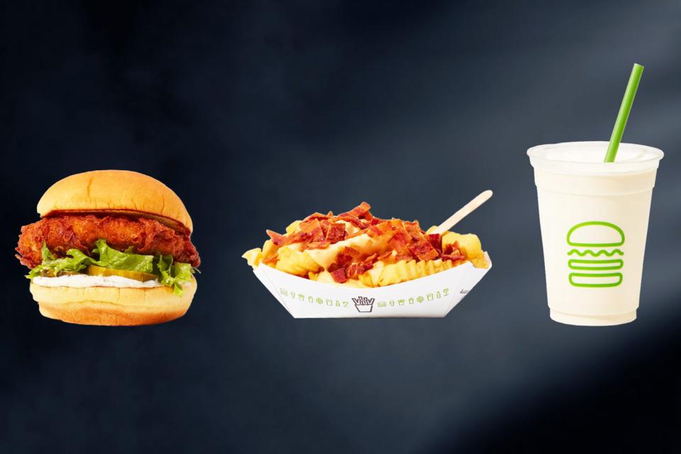 <p>Courtesy of Shake Shack</p> Shake Shack is giving out free chicken sandwiches, fries and shakes