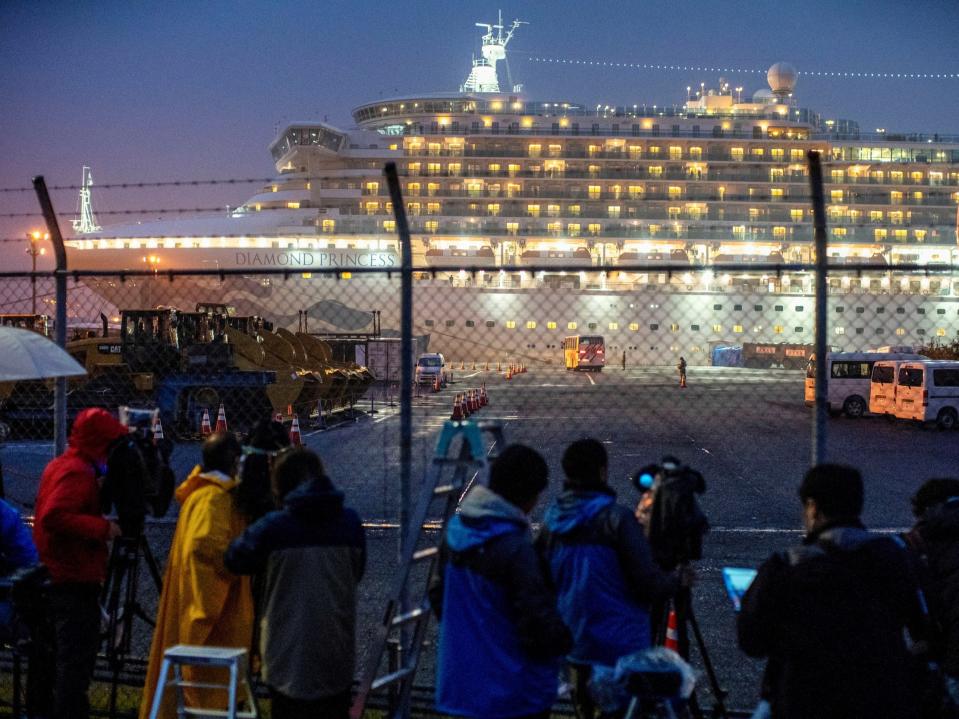 Diamond Princess in Japan