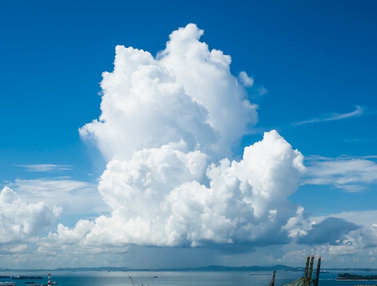 Ένα σύννεφο cumulonimbus.