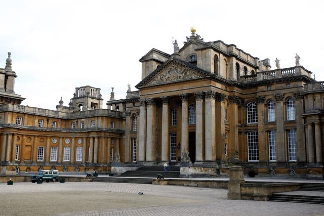 A generic view of Blenheim Palace.
