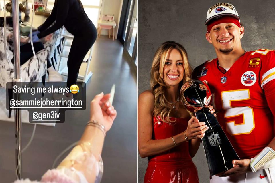 <p>Brittany Mahomes/Instagram; Ryan Kang/Getty</p>