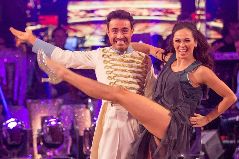 Joe McFadden and Katya Jones perform in the ‘Strictly Come Dancing’ final (BBC/Guy Levy)