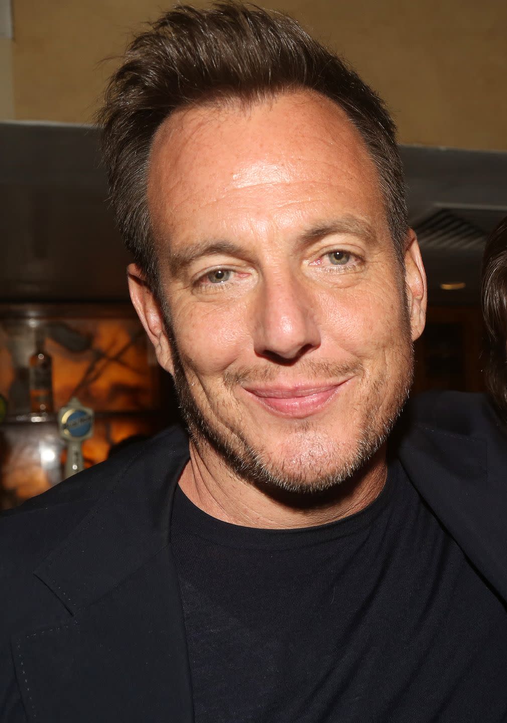 new york, new york april 24 will arnett poses at the opening night of the new play goodnight, oscar on broadway at belasco theatre on april 24, 2023 in new york city photo by bruce glikaswireimage