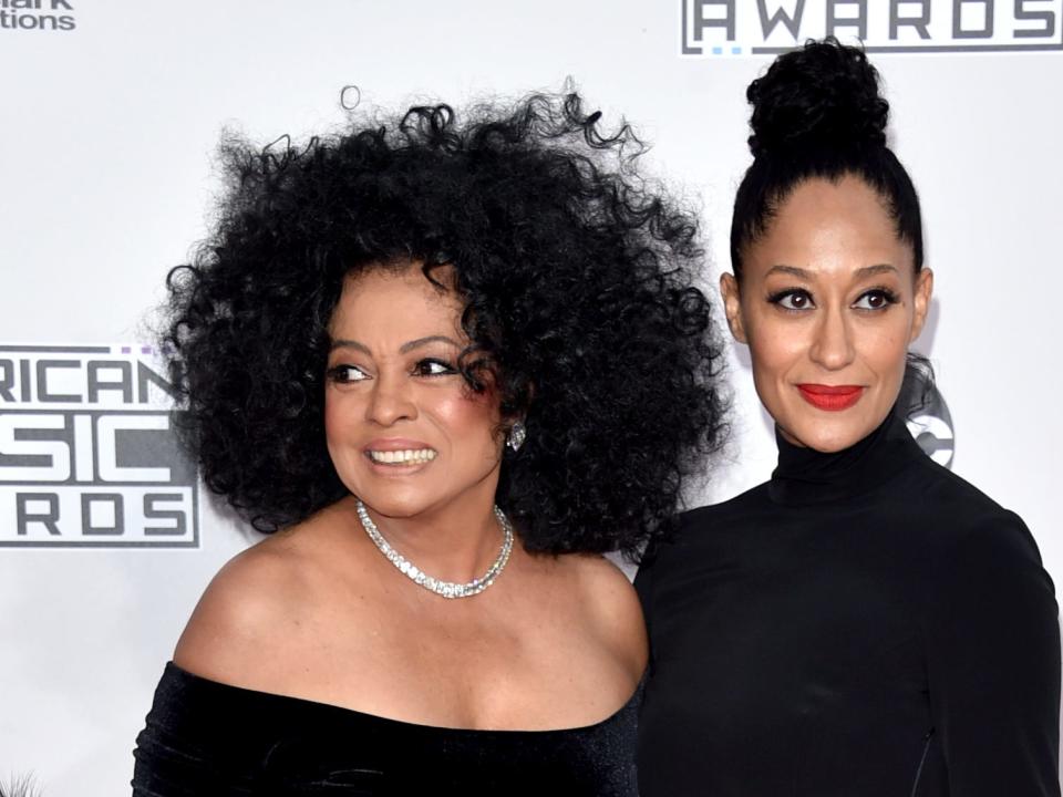 tracee ellis ross and diana ross