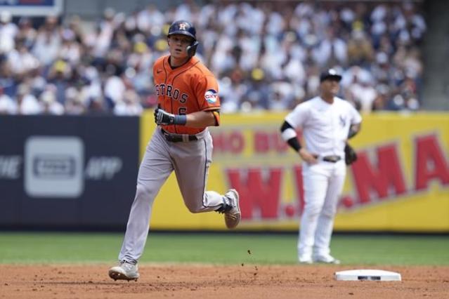 Meyers, other Astros go deep to split series with Yankees