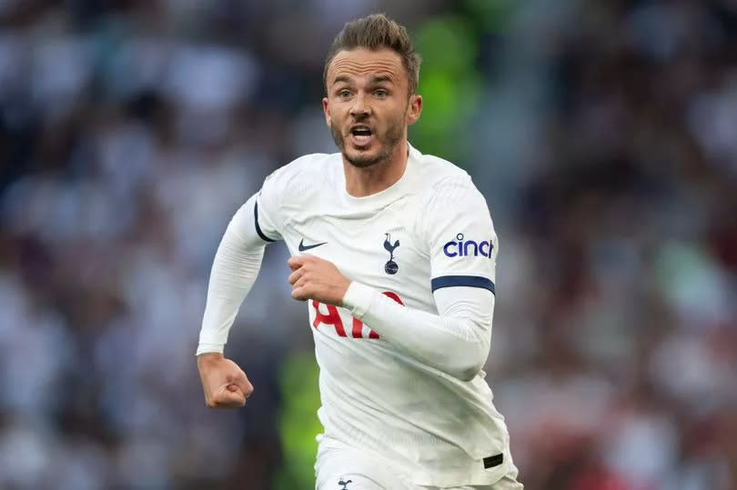 James Maddison started on the Tottenham bench in Thursday's defeat at Chelsea