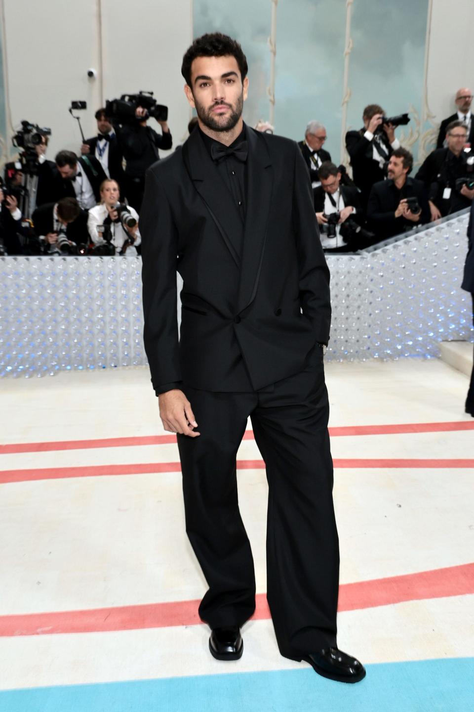 Matteo Berrettini attends the 2023 Met Gala.