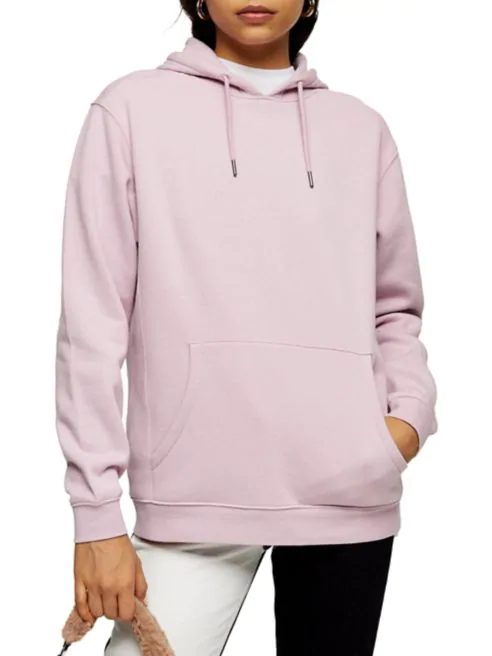 Topshop Panel Relaxed Hoodie