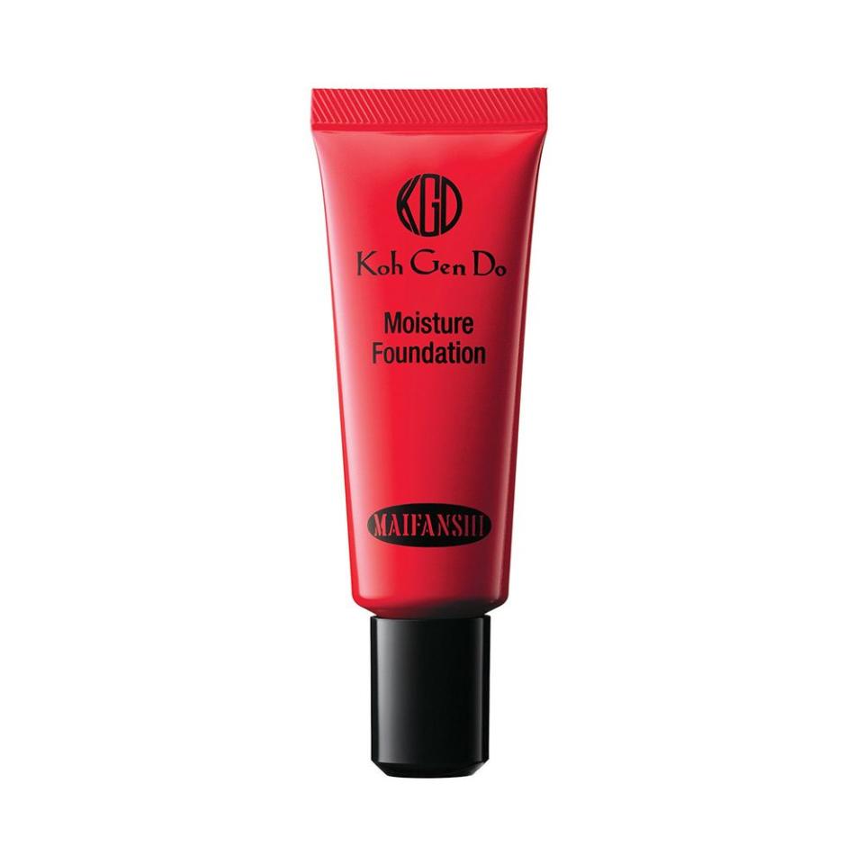 <p><a href="https://kohgendocosmetics.com/products/maifanshi-moisture-foundation" rel="nofollow noopener" target="_blank" data-ylk="slk:Shop Now;elm:context_link;itc:0;sec:content-canvas" class="link ">Shop Now</a></p><p>Moisture Foundation</p><p>kohgendocosmetics.com</p><p>$79.00</p>