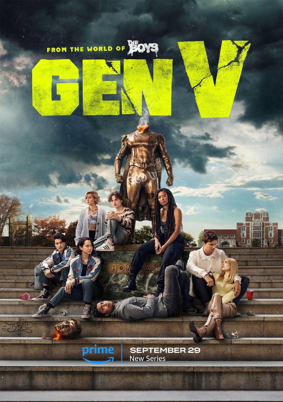 The poster for 'The Boys' spin-off 'Gen V'