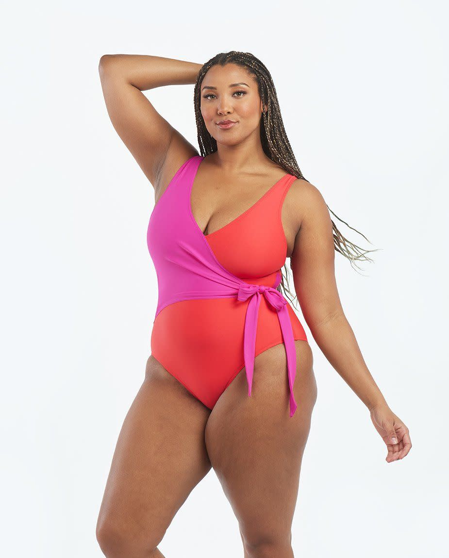 10) The Perfect Wrap One-Piece