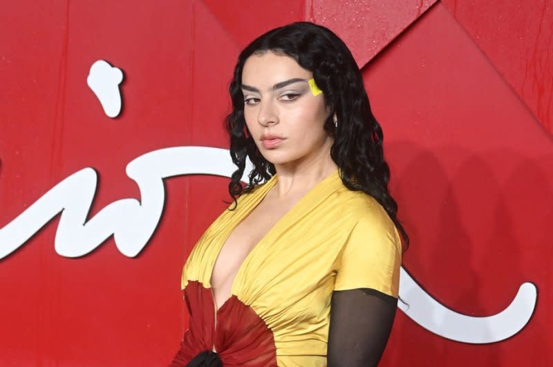 Charli XCX (pictured) and Troye Sivan will perform across North America on the "Sweat" arena tour. File Photo by Rune Hellestad/UPI