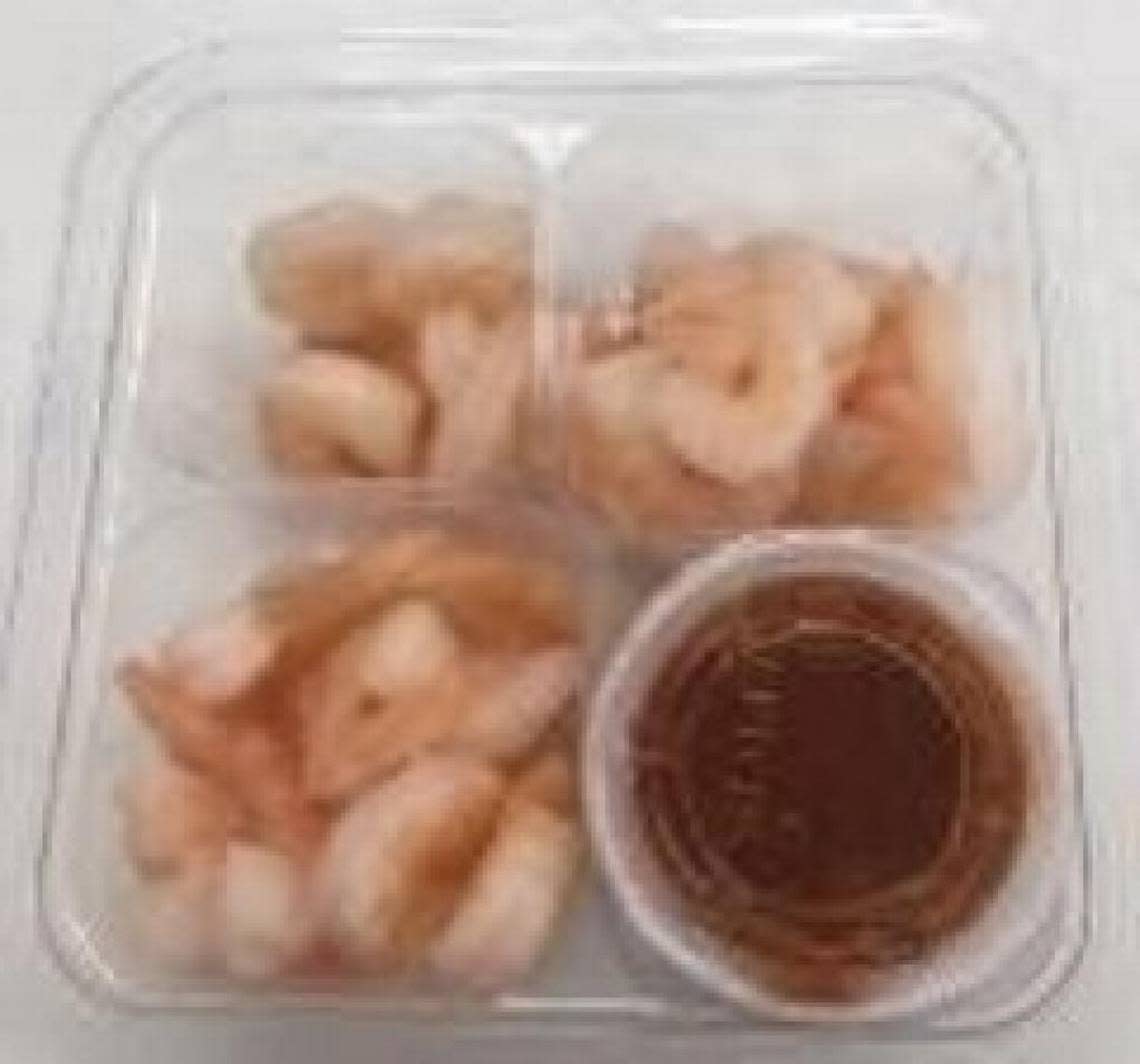 Recalled ready2eat Cooked Shrimp with Cocktail Sauce