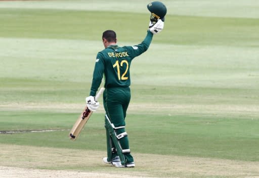 South Africa's Quinton de Kock is a key man at the top of the batting order