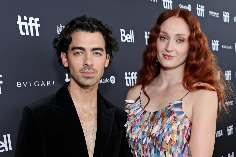 Joe Jonas and Sophie Turner: Joe Jonas and Sophie Turner attend the “Devotion” Premiere at Cinesphere on September 12, 2022 in Toronto, Ontario. (Getty Images)