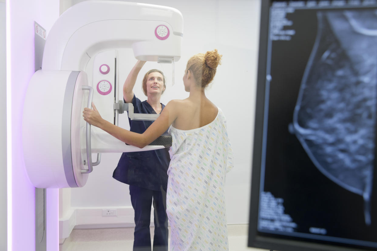 A TV journalist was diagnosed with breast cancer after live streaming her first mammogram [Photo posed by models: Getty]