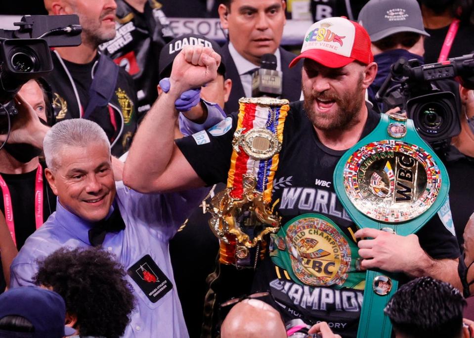 Tyson Fury is on top of the world after another dominant performance (Getty Images)