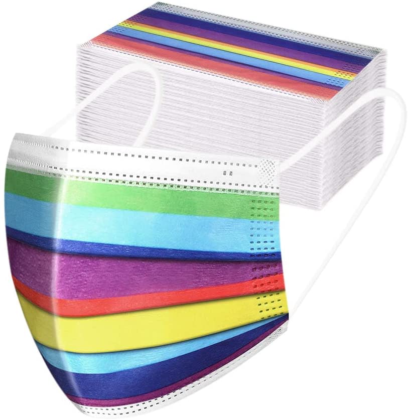 ApePal Rainbow Disposable Face Masks