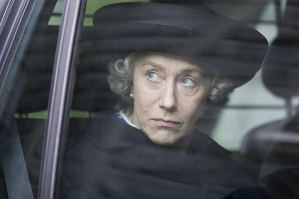 Helen Mirren starred in a revealing portrait of Queen Elizabeth II and the Royal Family in turmoil in The Queen. (Pathe)