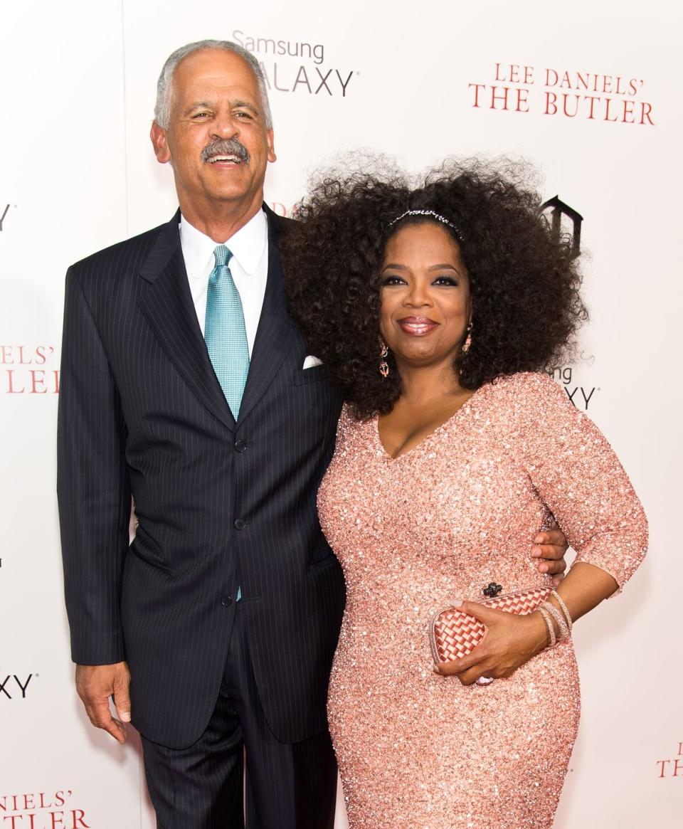 <span class="caption">At the premiere of Winfrey’s <em>The Butler</em>.</span><span class="photo-credit">Gilbert Carrasquillo - Getty Images</span>