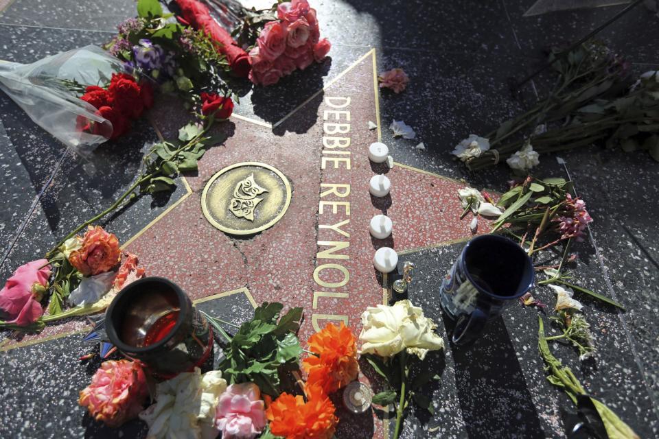 Am Walk of Fame in Hollywood erinnert ein Stern an Debbie Reynolds. (Bild: AP Photo)