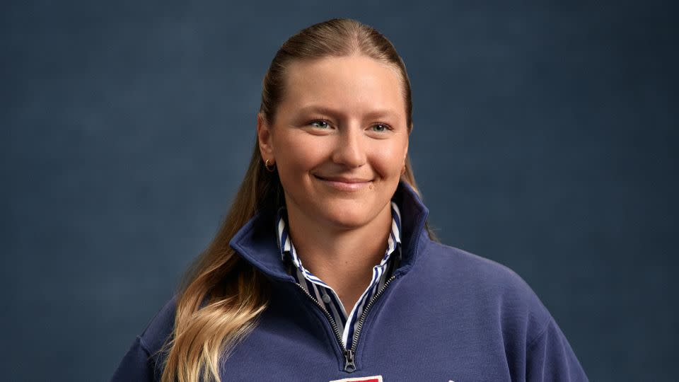 Kiteboarder Daniela Moroz, making her Team USA debut at the Paris Games (as is her sport, in fact). - John Guerrero/Courtesy Ralph Lauren