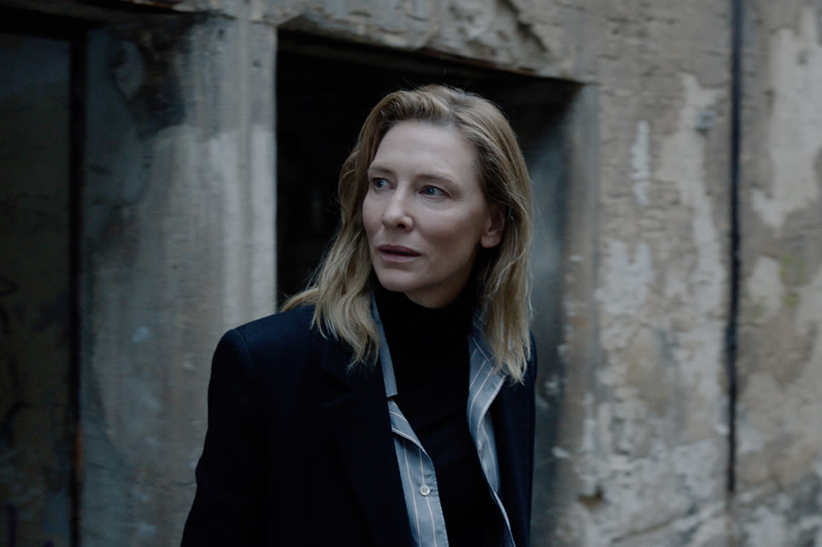 Cate Blanchett interpreta a Lydia Tár en 'Tár' de Todd Field, producida por Focus Features. (Foto cortesía de Focus Features)