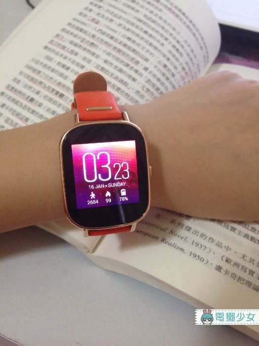 [評測] ASUS ZenWatch 2 玫瑰金限定版真皮橘子糖不只安卓手機iPhone也能用!!