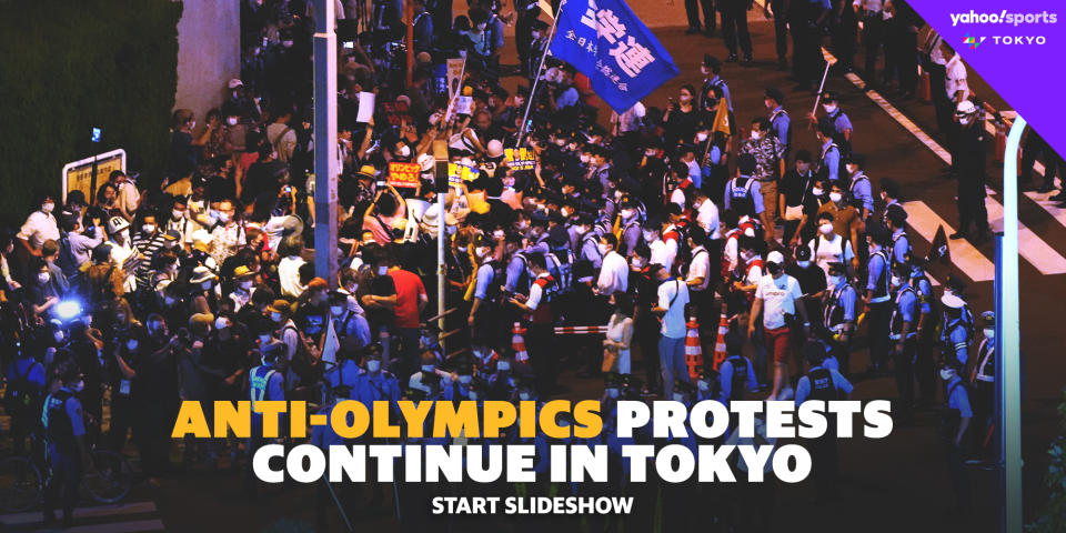 Anti-Olympics protest slideshow embed